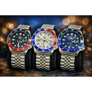 ANALOG WATCH (SK0_5) GMT Style Automatic Watch – Stainless Steel Jubilee Bracelet | Sport Luxury Loo