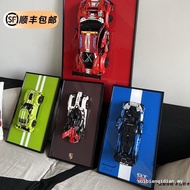 Compatible High Car Building Blocks 42161 42162 42123 Car Wall-mounted Photo Frame Wall-mounted Disp