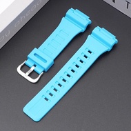 18mm Rubber Resin Watchband for Casio AQ-S810 AEQ-110 MCW-200H AE-1000W Mens Sport Waterproof Watch Replacement Bracelet