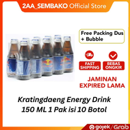 Kratingdaeng Energy Drink 150 ML 1 Pak isi 10 Botol
