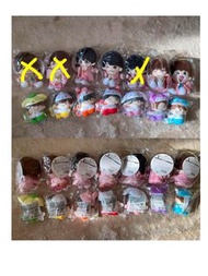 浪花男子 なにわ男子 x sanrio 娃娃 公仔 初心Love 第二彈 西畑大吾 大西流星 道枝駿佑 高橋恭平 藤 原丈一郎 大橋和也 長尾謙杜 naniwadanshi 吊飾 穿衣娃娃 著衫公仔