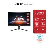 MSI GAMING MONITOR G272CQP CURVED 27" WQHD  VA  170Hz 10ms (จอมอนิเตอร์)