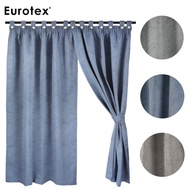 Eurotex, Blackout Curtain, Block 100% Sunlight, 3 Ways Hanging Options (1 Piece) JS2110