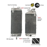 LH&RH Aluminum Radiator FOR Kawasaki KXF250 KX250F KX 250F 2011 2012 2013 2014 2015 2016