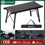 【New Arrival】 IGT Table Aluminum Alloy Camping Table Adjustable Height Portable Folding Table for Ou