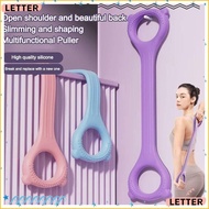 LETTER 8-Line Puller, Elastic Band Silicone Rope Yoga Tensioner, Portable Multi-functional 8-Figure 
