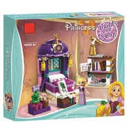 Lepin 25017 Best Friends For Girl Rapunzel Princess Castle Bedroom Building Blocks Set Toys Compatib