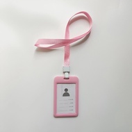 Double-sided arc card sleeve Student bus access card sleeve employee card double-sided transparent c