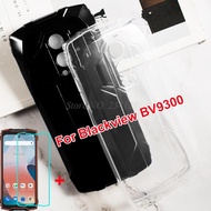 2in1 Glass+Silicone Cover For Blackview BV9300 Etui Tempered Glass