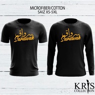 Sarawak Jawi Tshirt Jersey Microfiber | Baju Cotton 100%