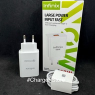 Infinix 68W Charger Support Fast Charging Micro Cable - Type C Head Adapter Cable Charger 1Set Full 
