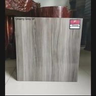 Keramik Lantai Teras Dinding Ikad Urenity Grey Motif Kayu 50 X 50 Cm