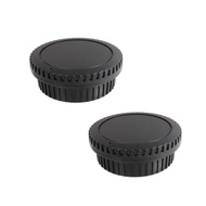 Camera Body Cover & Rear Lens Cap Compatible with Canon Rebel T8 T8i T7 SL3 SL2 SL1 90D 80D 7D 4000D