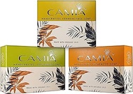 CAMIA Handcrafted Cold Pressed Organic Soap Free from Chemicals, Plastic, Sulphates, Artificial Fragrance and Petroleum - 125gm (Pack of 3) Lemongrass, Cedarwood, Frankincense