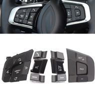 【HOT】 Car Multifunction Steering Wheel Control Switch Button Trim Cover For Land Rover Discovery Sport Jaguar Xe Xf