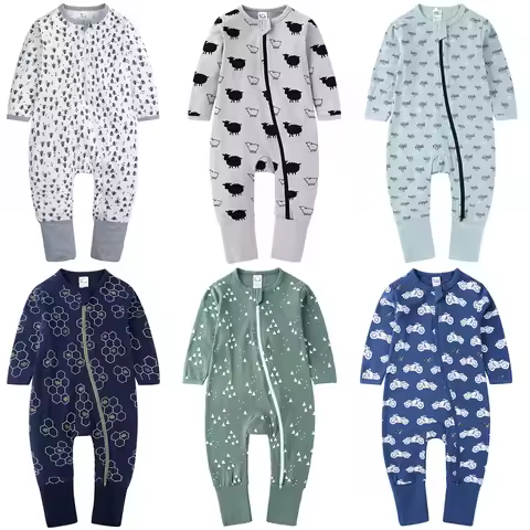 Sleepwear For Newborns Jumpsuits Baby Girl Clothes 3 To 6 12 24 Months Boy Costume Infant Bodysuits 