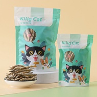 Kiligcat Cat Snacks Freeze-Dried Silver Anchovy Pet Cat Food Supplies Young Dog Snacks Small Fish Dry Hair