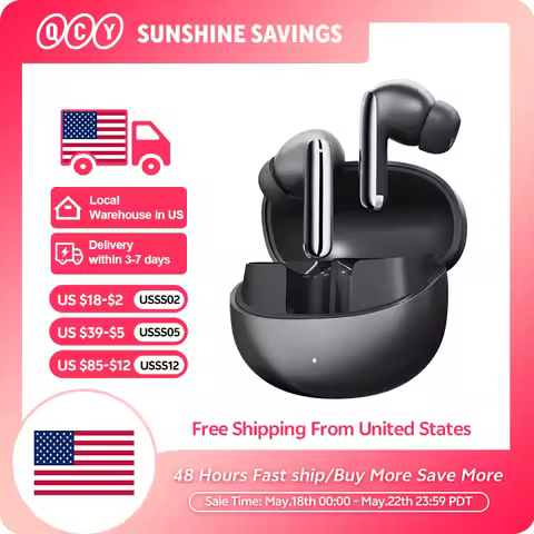 QCY MeloBuds Pro ANC Bluetooth 5.3 Earphones Wireless 46dB Hybrid ANC Hi-Res LDAC Earbuds 6 Mic Head