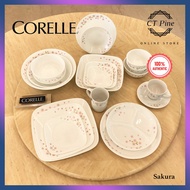 Corelle Sakura SR Loose Bowl /// Classy Square Round Soup Serving Dessert Rice Cereal Noodle Mangkuk