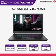 【24-Hr Delivery*】GIGABYTE AORUS 15 BSF-73SG754SH Gaming Laptop (15.6 QHD 165Hz/i7-13700H/RTX4070/16GB/1TB SSD/Win11Home)