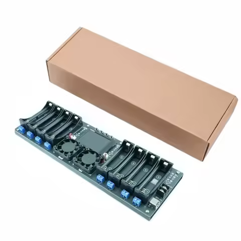 8 Channels 18650 Lithium Battery Tester DC Port 2.4-inch Color Screen Digital Battery DC5V 10A Teste
