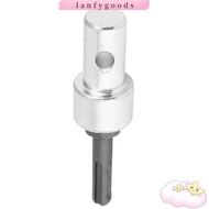 LANFYGOODSS  Auger Drill Adapter, Round Shank Steel Garden Auger Power Drill Adapter, Connect to 4"/