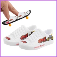 Finger Shoes For Fingerboard Cool Mini Skateboard Shoes For Finger Breakdance Finger Knee Pads Doll 