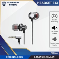 Olike E13 Live Wired Handsfree 3.5mm Earphone Metal Noise Reduction