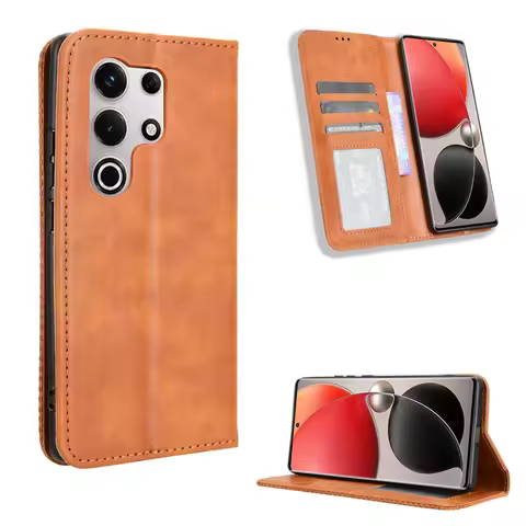 Suitable For itel S25 Ultra 4G magnetic protective case for itel S25 4G wallet mobile phone full lea