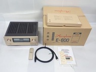 Accuphase E-600 集成放大器 附遙控器/使用說明書/原裝盒