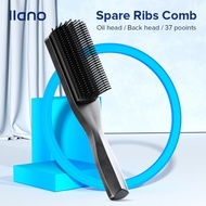 llano Wood Massage Comb Professional Men's Fashion Styling Fluffy Anti-Static Straight Curly Hair Salon Shampoo Comb