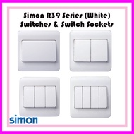 SIMON 39 SERIES SWITCH (FULL WHITE)