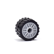 Suitable for Lego 9686 Domestic MOC Parts Small Particle Building Blocks Technology Car Wheels Tire 