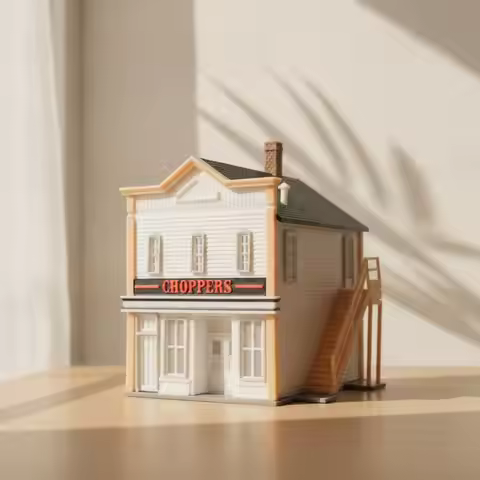 Tavern Shop Diorama Model 1:64 Scale Tavern Diorama Western-Style Scenery Piece for Collectors, Dior