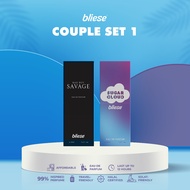 Bliese Couple Set 2 - Body Perfume 35 ml  ( Bad Boy Savage And Sugar Cloud )