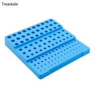 TREA Milling Cutter Storage Box 121 Holes Milling Cutter Storage Box Bearing Drill Bit Dispenser Org