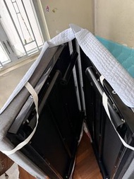 Folding bed frame