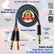Audio Cable Akai Mono GLD To 2x Jack Akai Mono GLD GEISLER - JUAN