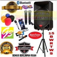 Paket Speaker Aktif Baretone 15 bwr Original Bluetooth karaoke 15
