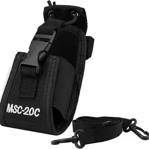 1 Set Multifunctional Radio Walkie Talkie Holder MSC-20C Nylon Walkie Talkie Universal Bag For UV-5R