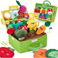 Hahaland Baby Toys 6-12 Months-Fruit Vegetable Garden Plant Farm Plush Toys | 6 Months Big Baby Mont
