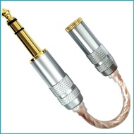 Utake 15cm 6 35mm Stereo Male to 4 4mm Balanced Female Adapter Cable Converter Cord for HiFi Headpho