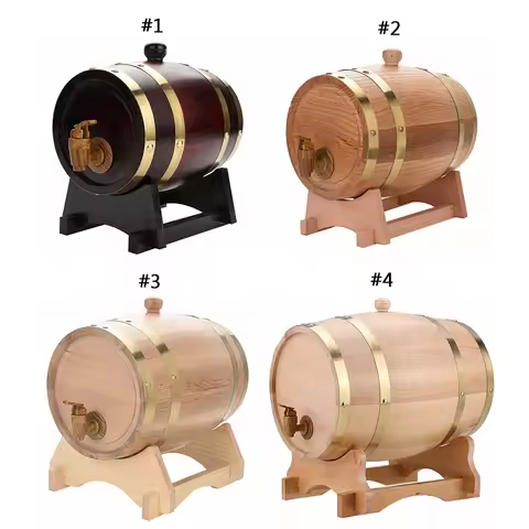 Barrel for Beer Oak Timber Wine Barrel Vintage Wood Oak Timber Wine Barrel for Beer Whiskey Rum Port