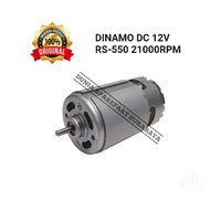 Sparepart Rs-550 Mesin Bor Baterai / Dinamo Dc 12V Motor Dc Rs550 /