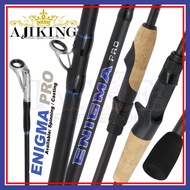 (6'0ft-6'6ft) Ajiking Enigma Pro Spinning Casting Center Joint Joran Pancing FUJI Guides Pancing