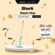 Shark Steam Mop 375ml, Floor cleaning mop with 2 Dirt Grip Pads, Lightweight, Removable Water Tank -