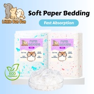 Little Bun Bun Soft Paper Bedding good absorption Hamster bedding kertas hamster  comfort natural fl