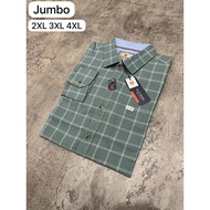 KEMEJA ORIGINAL GIFTERS Men's Long Sleeve Shirt BIG SIZE 2XL-4XL