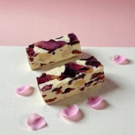 浪漫玫瑰 玫瑰蔓越莓牛軋糖 (夏威夷果仁)生日禮物 伴手禮 蛋奶素