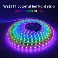 5m WS2811 Phantom led Light Strip 12V/24v 30 Lights 60 Lights IP30/65/67 Suitable for Bar KTV Gym